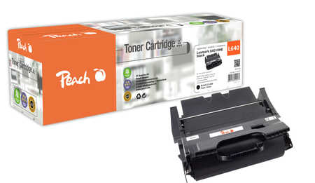 Peach Tonermodul schwarz kompatibel zu Lexmark Optra T 642