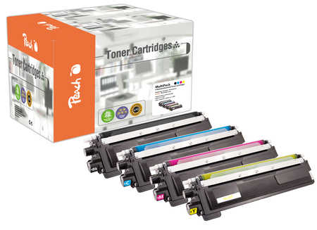 Peach  Spar Pack Tonermodule kompatibel zu Brother HL-3075 CW