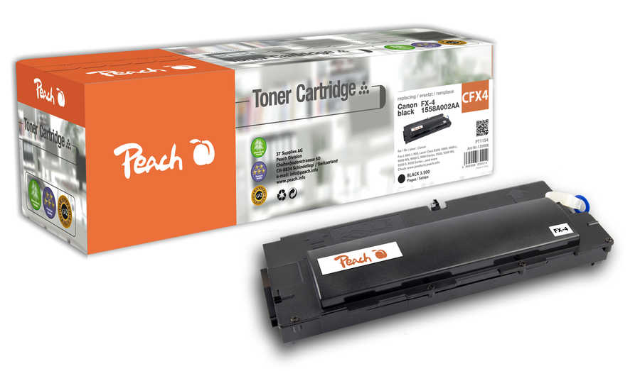 Peach  Tonermodul schwarz kompatibel zu Canon Fax L 800