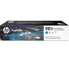 Original Tintenpatrone cyan HP PageWide Managed Color Flow MFP E 58650 z