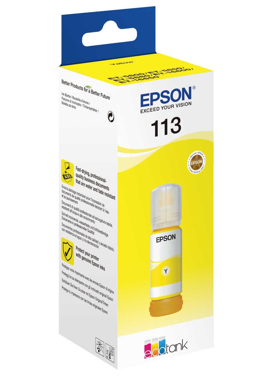 Original  Inkbottle yellow Epson EcoTank Pro ET-5880