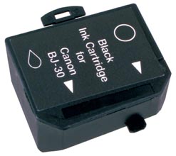 Peach 3 Tintenpatronen schwarz kompatibel zu Canon BJ 30