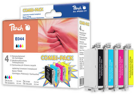 Peach  Spar Pack Tintenpatronen kompatibel zu Epson Stylus C 85