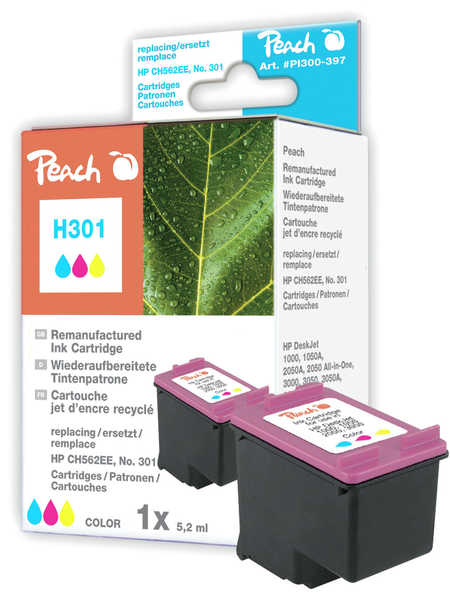 Peach  Druckkopf color kompatibel zu HP Envy 5530 Series