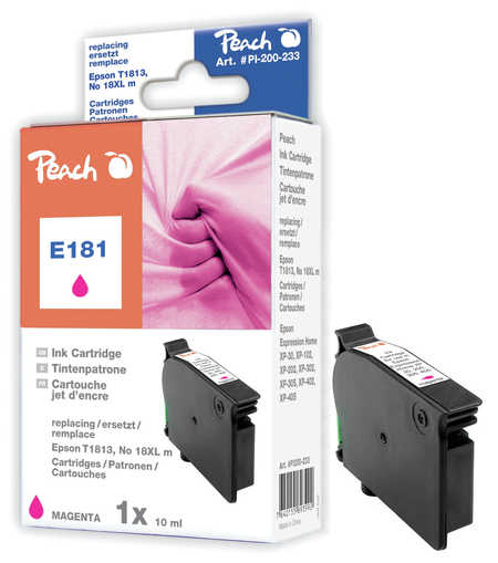Peach  Tintenpatrone magenta kompatibel zu Epson Expression Home XP-412