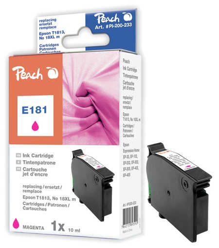 Peach  Tintenpatrone magenta kompatibel zu Epson Expression Home XP-413