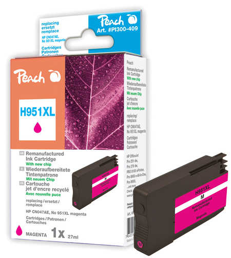 Peach  Tintenpatrone magenta HC kompatibel zu HP OfficeJet Pro 8610 e-All-in-One